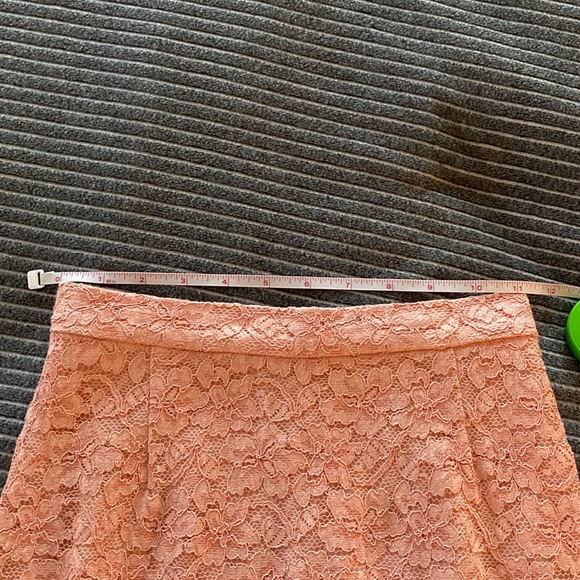 Aritzia Babaton pink lace midi skirt - Picture 8 of 12